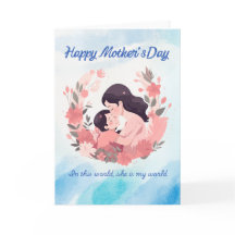Moederdag bloemkaart