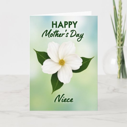 Moederdag Bloemkaart met Zonneschijn Kaart (Voorkant)