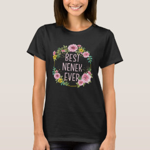 Moederdag bloemstuk Beste Nenek Ooit Indonesische T-shirt