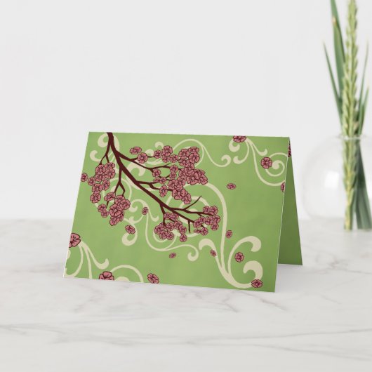 Moederdag bloesems kaart (Voorkant)