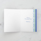 Moederdag Blue Periwinkle oma Kaart (Binnen)