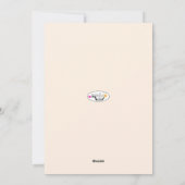 Moederdag boeket bloemen feestdagenkaart (Achterkant)