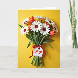 Moederdag Boeket Bloemenkaart Kaart