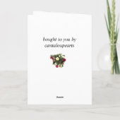 Moederdag Boeket Kaart (Achterkant)