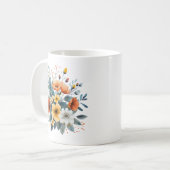 Moederdag Boho Bloemen Clipart-61983 Koffiemok (Voorkant links)