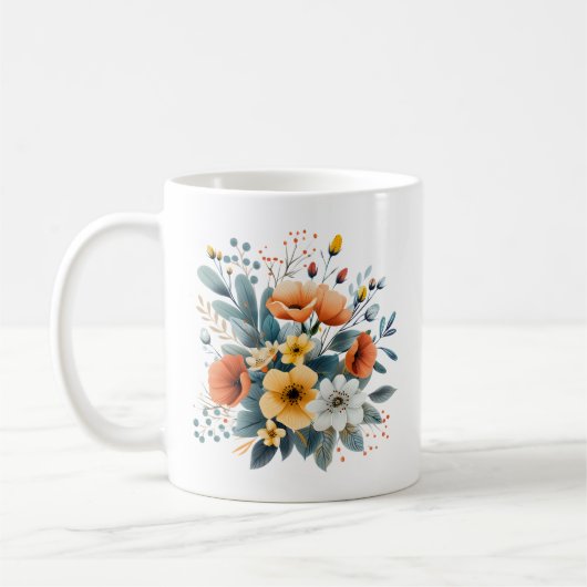 Moederdag Boho Bloemen Clipart-61983 Koffiemok (Links)