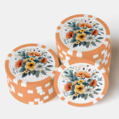 Moederdag Boho Bloemen Clipart-61983 Poker Chips (Opstapeling)
