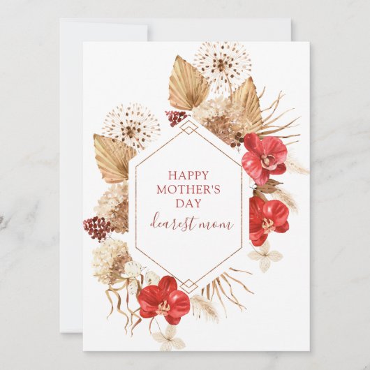 Moederdag Boho Floral (Voorkant)