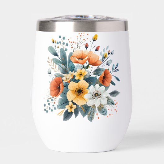 Moederdag Boho Flowers Clipart-61983 (Voorkant)