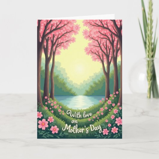 Moederdag Bomen Kaart (Voorkant)