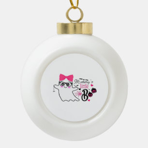 Moederdag Boo Halloween Keramische Bal Ornament