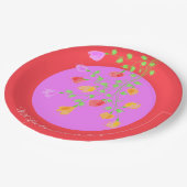 Moederdag Borden in bloembollen Papieren Bordje (Gekanteld)