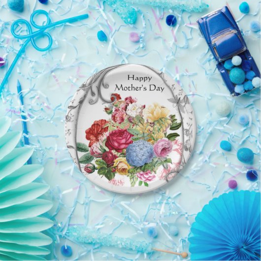  Moederdag Botanisch Papieren Bordje (Feest)