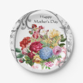  Moederdag Botanisch Papieren Bordje (Voorkant)