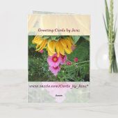 Moederdag Bouquet Kaart (Achterkant)