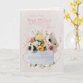 Moederdag Bouquet Kaart (Gele Bloem)