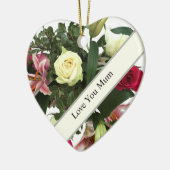 Moederdag Bouquet Keramisch Ornament (Links)