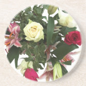 Moederdag Bouquet Zandsteen Onderzetter (Voorkant)