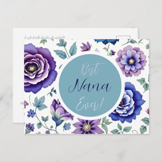 Moederdag Briefkaart (Voorkant / Achterkant)