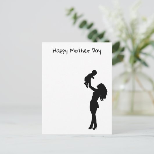 Moederdag Briefkaart (Staand voorkant)