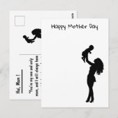 Moederdag Briefkaart (Voorkant / Achterkant)