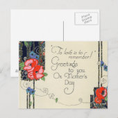  Moederdag Briefkaart (Voorkant / Achterkant)