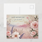 Moederdag briefkaart (Voorkant / Achterkant)