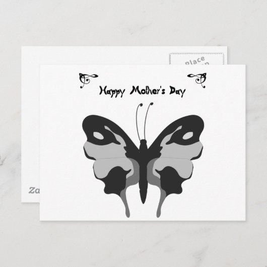 moederdag briefkaart (Voorkant / Achterkant)