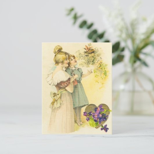  Moederdag Briefkaart (Staand voorkant)