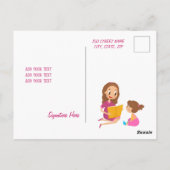 Moederdag Briefkaart (Achterkant)