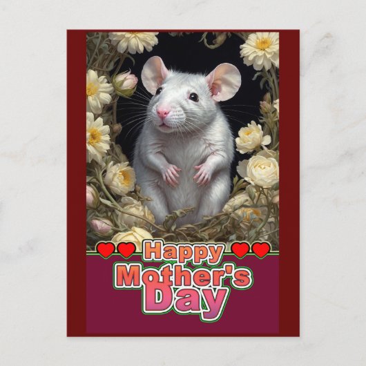 moederdag briefkaart (Voorkant)