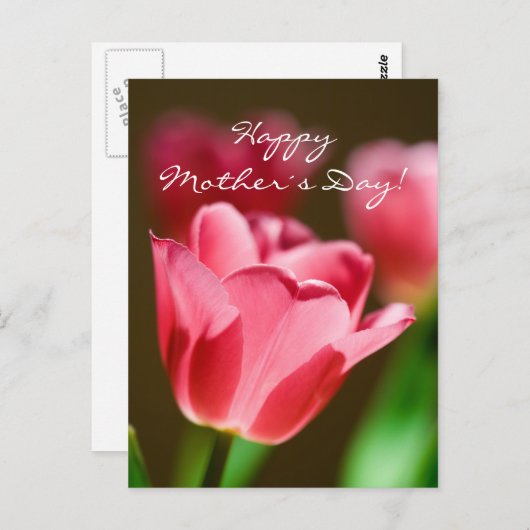 Moederdag briefkaart (Voorkant / Achterkant)