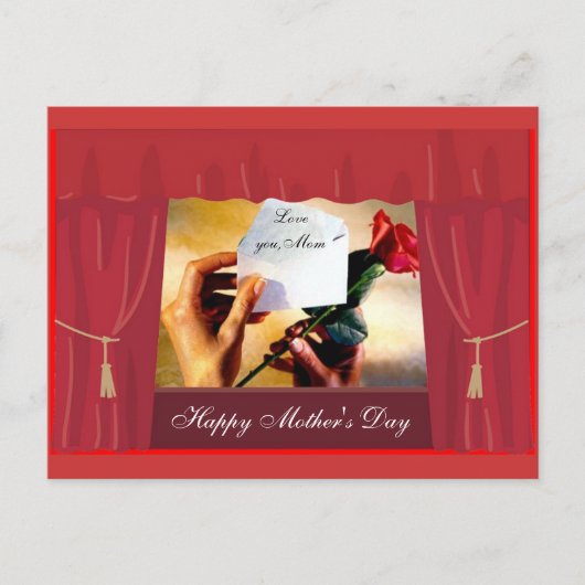 Moederdag Briefkaart (Voorkant)