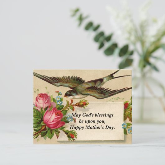  Moederdag Briefkaart (Staand voorkant)
