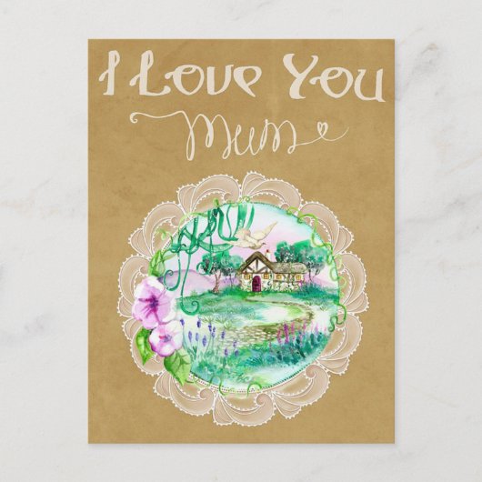 Moederdag Briefkaart (Voorkant)