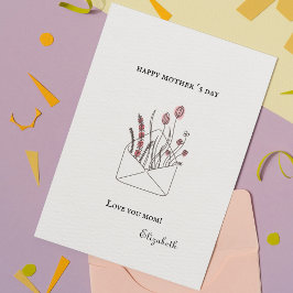 Moederdag Briefkaart