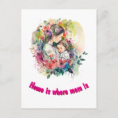 Moederdag Briefkaart (Voorkant)
