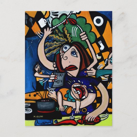 Moederdag Briefkaart (Voorkant)