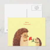 Moederdag Briefkaart (Voorkant / Achterkant)