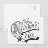  Moederdag Briefkaart (Voorkant / Achterkant)