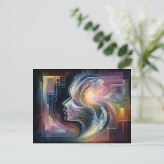 Moederdag Briefkaart (Staand voorkant)