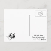 Moederdag briefkaart-vriend briefkaart (Achterkant)