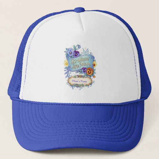 Moederdag - Briljant als mama Trucker Pet (Voorkant)