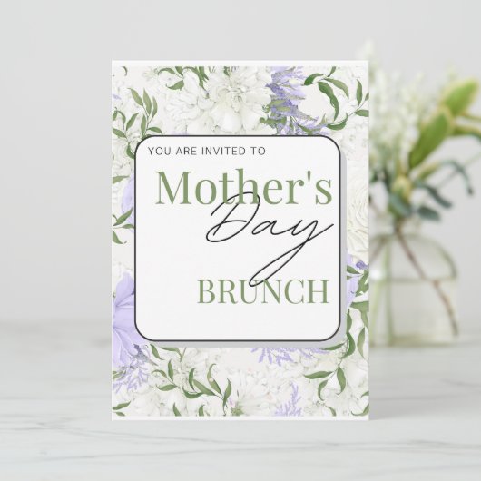 Moederdag Bruch Kaart (Staand voorkant)