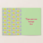 Moederdag Brunch Bloemen en Vlinders Aangepast Folie Kaarten (Binnen)