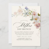 Moederdag Brunch Boho Terracotta Kaart (Voorkant)