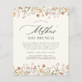 Moederdag Brunch Boho Terracotta Uitnodiging (Voorkant)