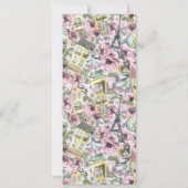 Moederdag Brunch Elegant French Paris Kaart (Achterkant)