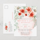 Moederdag Brunch Event for Church Group Briefkaart (Voorkant / Achterkant)