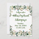 Moederdag Brunch Extravaganza uitnodiging (Voorkant)